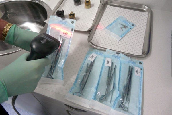 Barcode tracking at Hillier Road Dental
